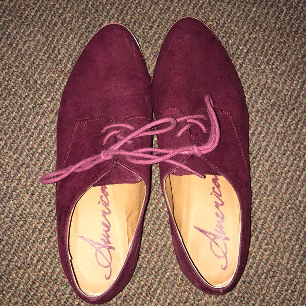suede Oxfords